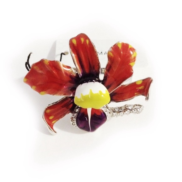 BCBG Orchid Double Ring - Picture 2 of 5